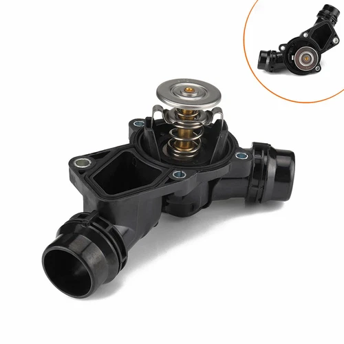 11531437040 Thermostat Housing For BMW X5 X3 Z3 Z4 325i 330i 525i 530i 2.5L 3.0L - Picture 6 of 6