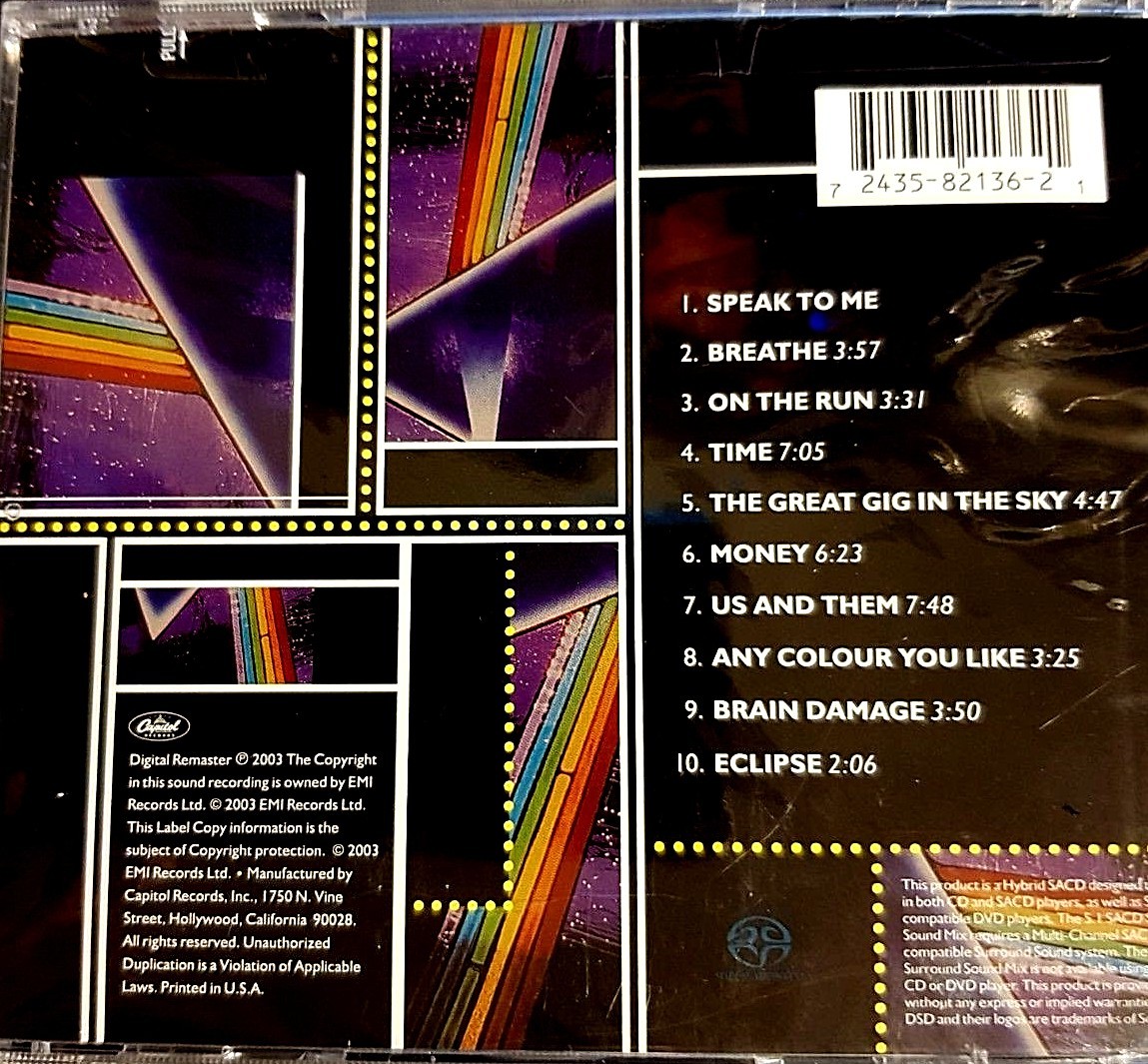 Pink Floyd, Dark Side of the Moon 30th Anniversary Edition