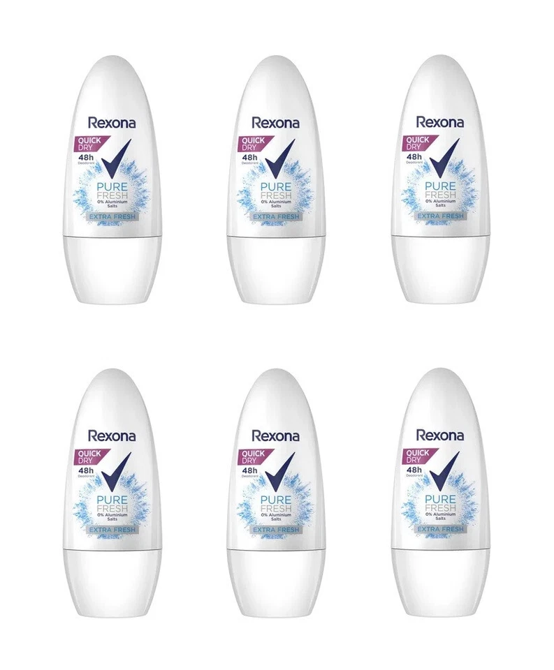 Rexona Women Pure Fresh Deo Roll-on , 6x50ml EAN59017141