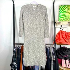 Madewell Marled Gray Sweater Midi Dress