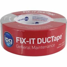  24 - Intertape 1.88x55yd Silver Duct Tape water and tear resistant 6900