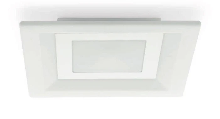 Applique Plafoniera Linea Light Plaza 15362 per INTERNO 1x2GX13 22W Fluorescente