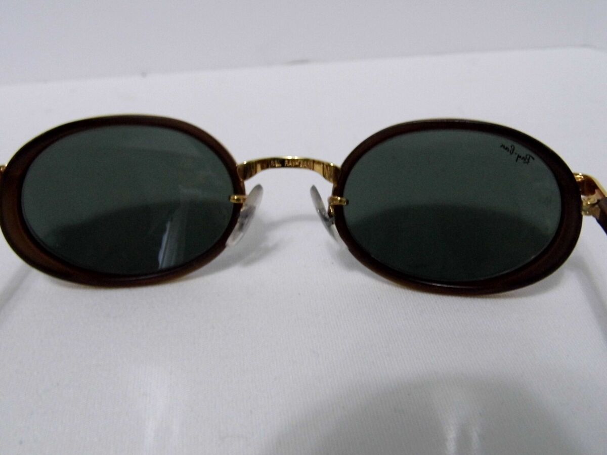 Vintage B&L Ray Ban W2814 PQAS Brown/ Gold Side Cups Diner Vintage B&L Ray Ban W2814 PQAS Brown/ Gold Side Cups Diner