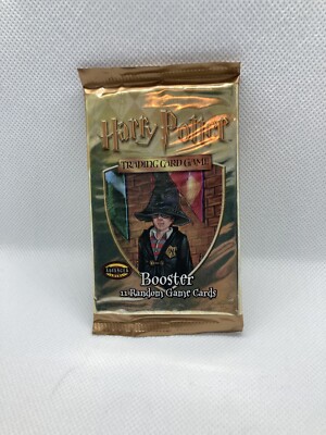 harry potter trading card game base set booster box SEALED: 2001 TCG 1 Pack WOTC Hogwarts Harry Potter Trading Card Game