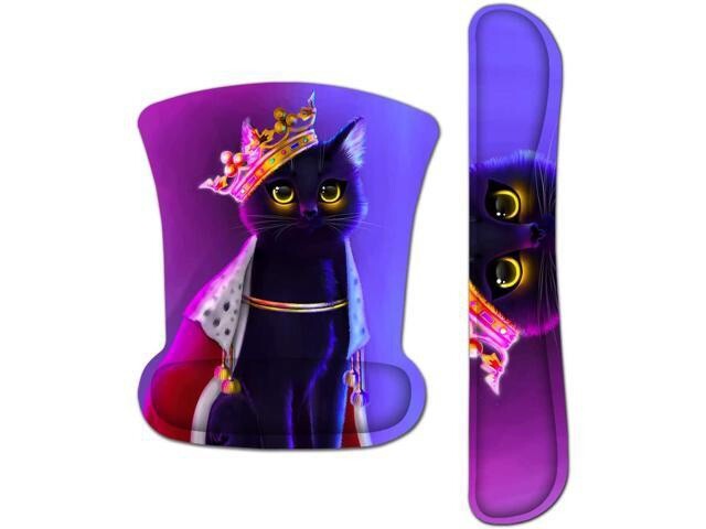 Cat Princess Non-Slip Keyboard Wrist and Mouse Rest Pad Cushion Support-image