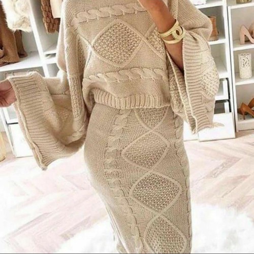 Womens Ladies Chunky Cable Knitted Co 