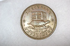 1837 Hard Times Token- Executive Experiment- Lovely AU/BU