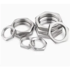 1PCS G1 Female Hex Lock Nut Pipe Fitting Stainless Stee Pitch