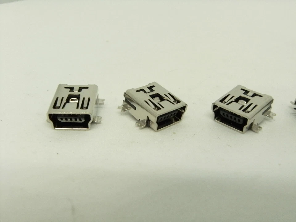 5 Pcs Pack Lot Mini USB Type B 5Pin Female Socket Right Angle SMD Jack Connector - Image 3 of 4