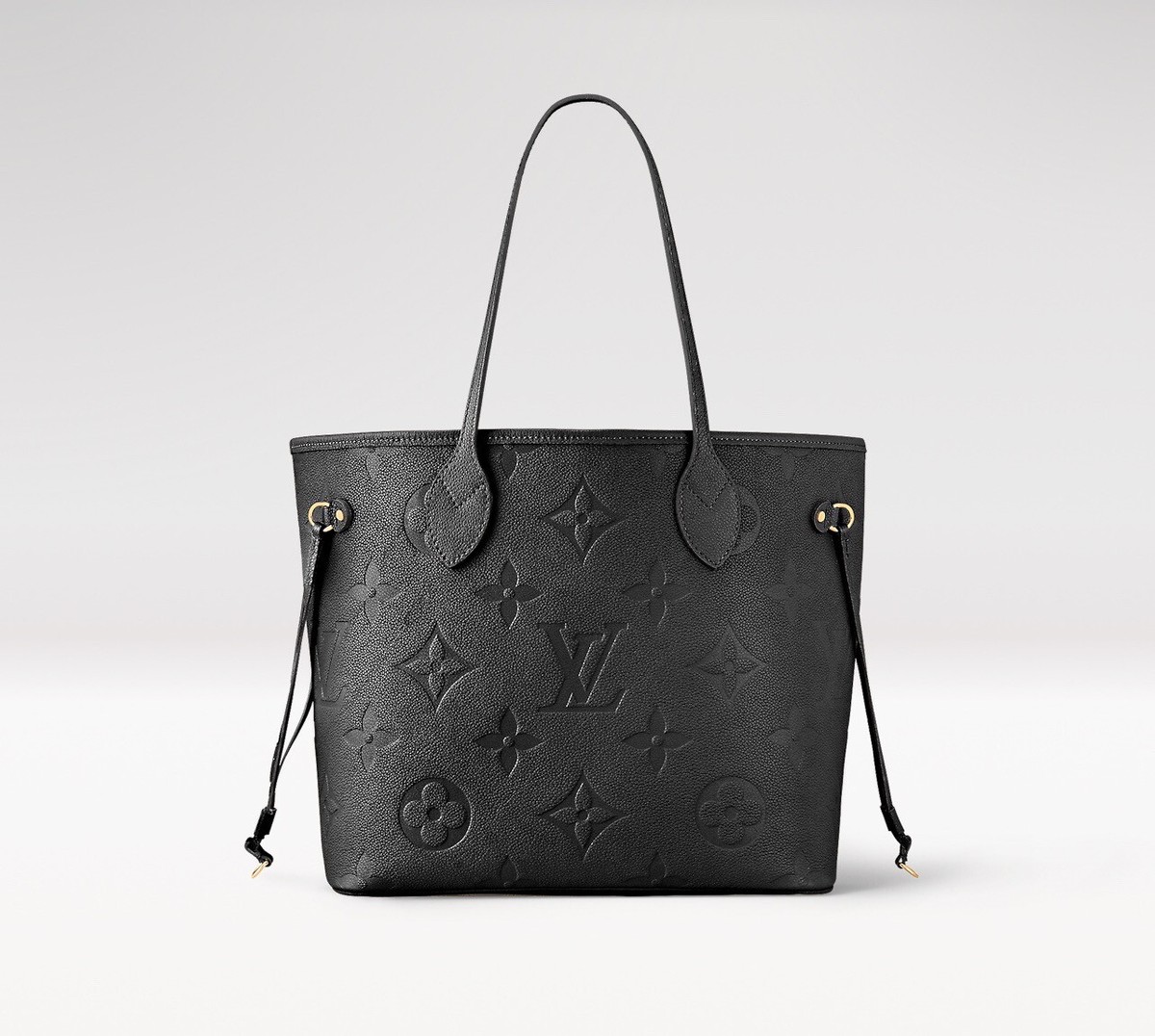 NIB Louis Vuitton Neverfull MM Monogram Empreinte Black M45685