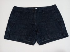 Loft Womens Dark Blue Low Rise 4" Cargo Shorts Sz 00