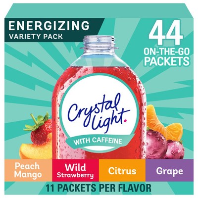 Crystal Light Energizing Variety Pack, 44 ct Pakete für unterwegs
