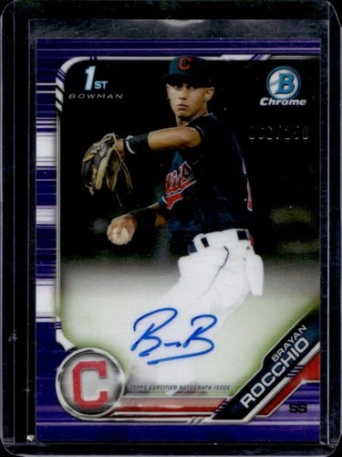Brayan Rocchio 2019 Bowman Chrome Brayan Rocchio Refractor