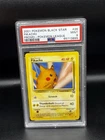 2001 POKEMON PROMO BLACK STAR 26 PIKACHU POKEMON LEAGUE PSA 9
