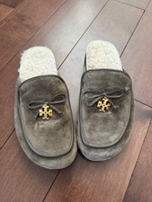 Tory Burch Charm Shearling Mule