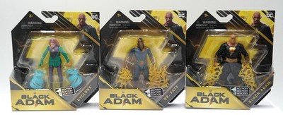 Black Adam-3-er Set Cylone,Dr. Fate,Black Adam-DC 1st Edition Spimaster
