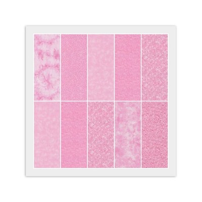 Pink LAYER CAKE: 20) 10'' x 10'' Squares, 100% Quilting Cotton Fabric, 3 Dups