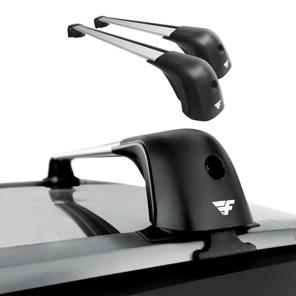 Barras transversales de techo para BMW X6 F16 / X6 G06 2015-2025 aluminio plateado Foto 2 de 4