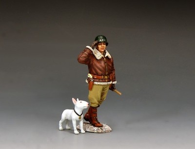 KING & COUNTRY BATTLE OF THE BULGE BBA111 U.S. GENERAL PATTON AND WILLIE