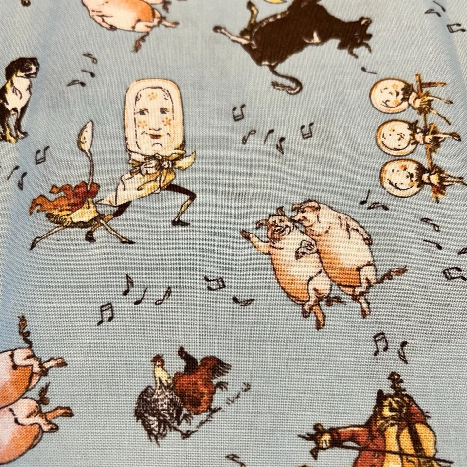 Windham Fabrics Cat & The Fiddle Whistler Studios 1 YD Cotton Quilt Craft 51094 - Image 2 of 4