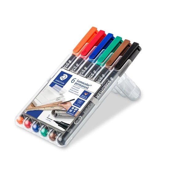 Staedtler Folienstift Lumocolor Permanent Pen 313 Box 6 Universalstiften Set-image