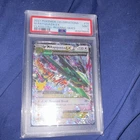 The Pokémon Company 2021 M Rayquaza EX 76/108 Celebrations Full Art Holo PSA 9