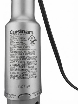Cuisinart HB-800PC 300W Immersion Hand Blender 16 oz Variable Speed Silver