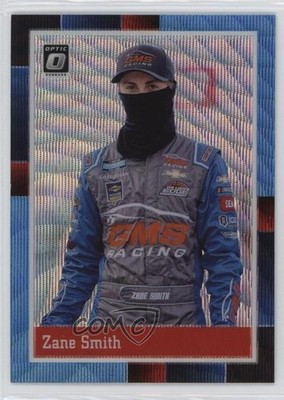 2021 Donruss NASCAR Optic Retro 1988 Carolina Blue Wave Prizm Zane Smith #88 0t2