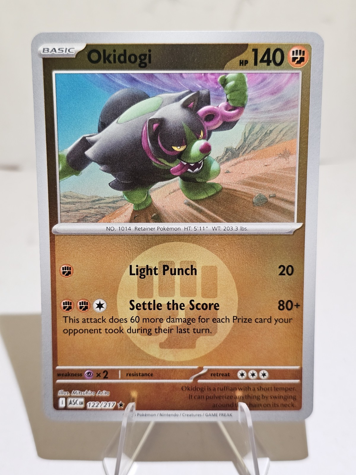 Okidogi (Energy Symbol) 122/217 Me: Ascended Heroes Reverse Holo [gls0330]