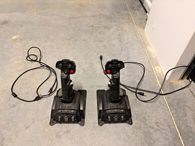 VKB gladiator joysticks Right and Left with cables