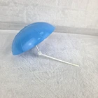 Vintage Barbie Patio Umbrella Blue Plastic Outdoor Furniture Accessory Mattel