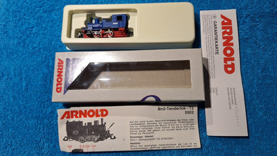 Arnold T2 5504 blau Borkum mit Originalverpackung - läuft seidenweich -