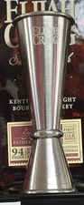 Elijah Craig Bourbon Stainless Steel Cocktail Jigger Bar Measure Tool *NEW*