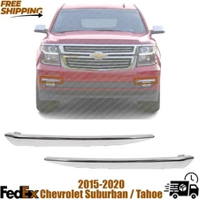 SUBURBAN/TAHOE 15-20 FRONT BUMPER MOLDING RH AND LH, Lower Outer Trim, Chr