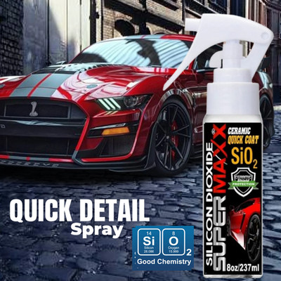CERAMIC CAR COATING SIO2 ''SPRAY'' QUICK DETAIL HYDROPHOBIC SILICON DIOXIDE - KIT