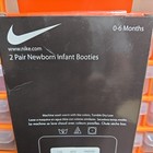 NIKE Newborn Infant Booties Black / Red Socks 2 Pack 0-6 Months NEW — photo 5