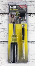 Klein Tools 85514 Multi-Bit Screwdriver and Nut Driver Set, 3-Piece - New