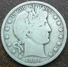 US 1906-D Barber Half Dollar  **