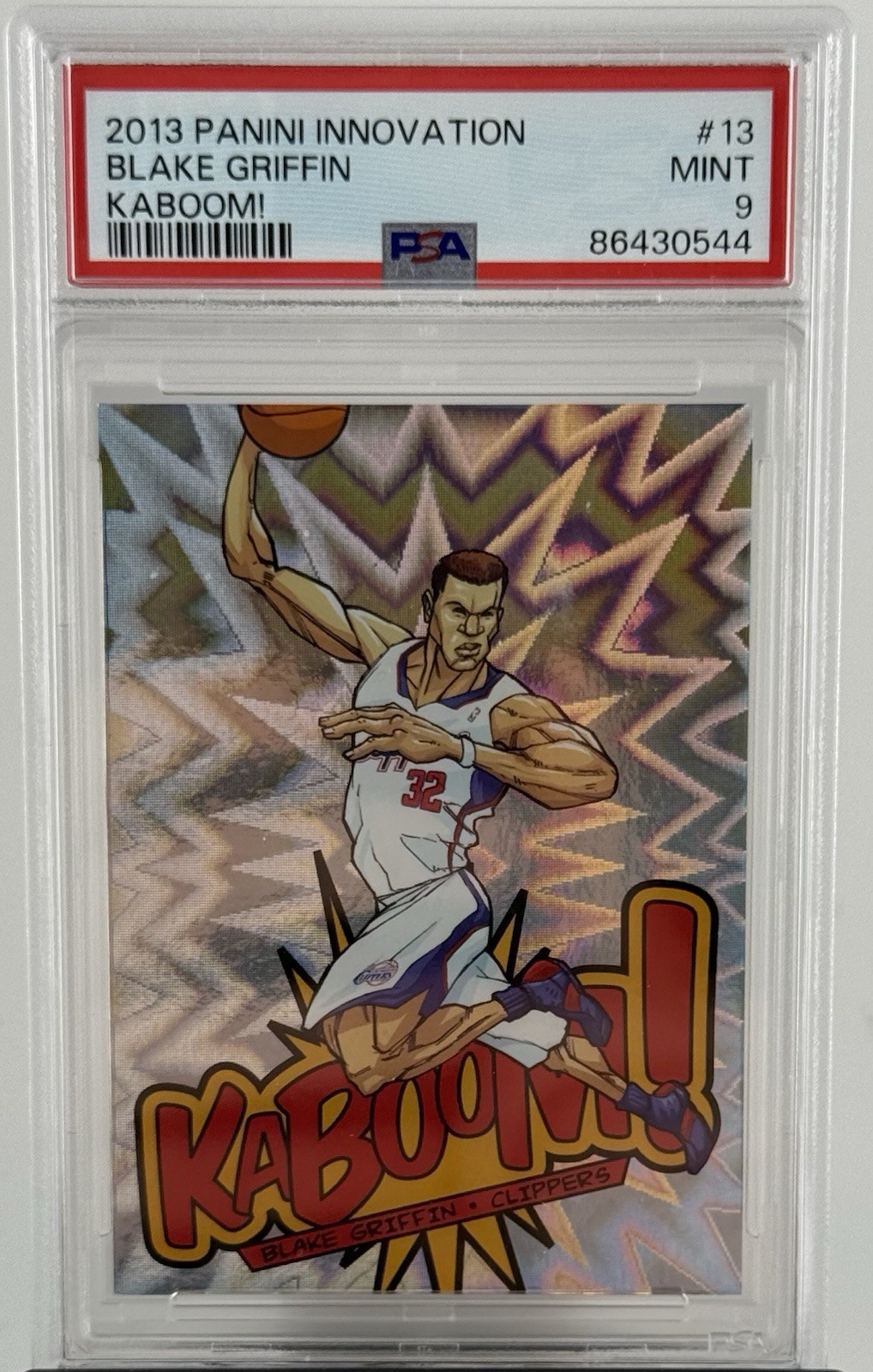 2013 Innovation Blake Griffin Kaboom! - PSA 9 - Pop 10 - 3 Higher -RARE CASE HIT