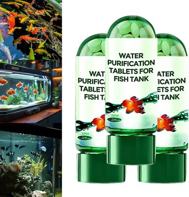 Powerful Aquarium Water Purification Tablet, 2025 New Water Purification Tablets