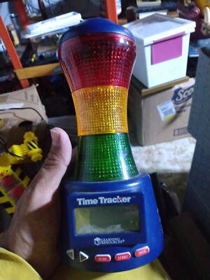 Learning Resources Time Tracker Visual Timer & Clock, School, Home, Work