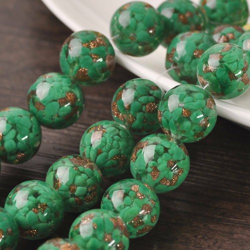 5pcs 12~20mm Round Lampwork Glass Charms Loose Craft Beads Jewelry Findings DIY - Picture 10 of 16
