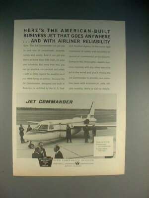 1965 Aero Jet Commander Plane Ad - Goes Anywhere