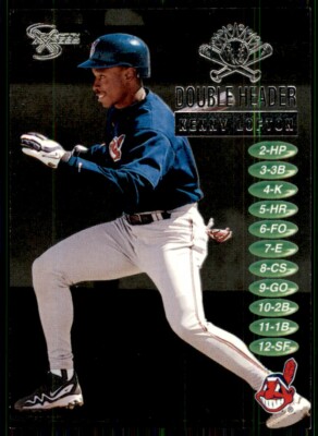 1998 SkyBox Dugout Axcess Double Header Kenny Lofton Cleveland Indians #10DH