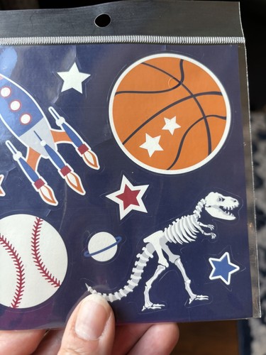School Pottery barn Sticker Disney star wars space sports planet set 3 pre-k / - Picture 9 of 9