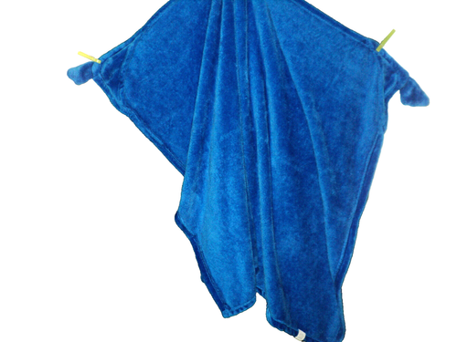 Northpoint Kids Bath or Beach Towel Shark Hooded Boy's Royal Blue Soft - Afbeelding 2 van 4