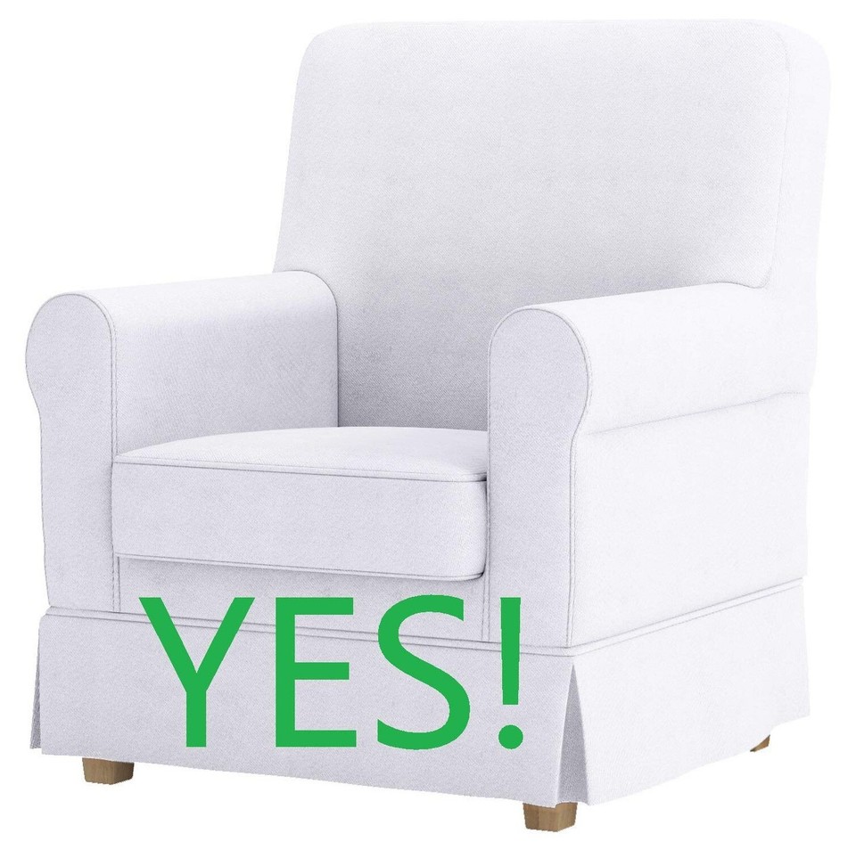 Poltrone Ikea FMCTL Ektorp Jennylund Coprisedia Di Ricambio Per IKEA Jennylund Copripoltrona Jennylund, Solo Fodera Jennylund (bianco Freddo Fodera Per Poltrona Ektorp