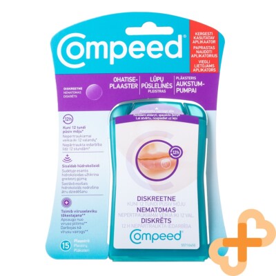 COMPEED Pflaster Für Lippenherpes 15 Stück Unsichtbar Und Haltbar 12 Stunden