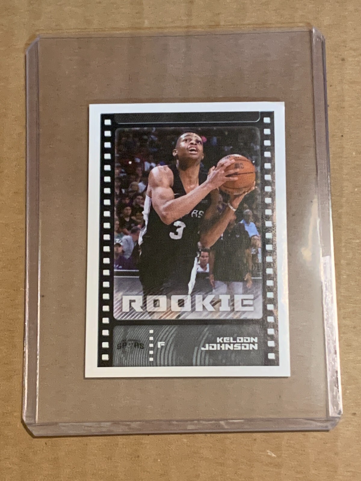 Rookie Keldon Johnson 2019-20 Panini Sticker & Card Collection #468 Spurs.