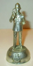 British Metropolitan Policeman Pewter Statue Charles C. Stadden